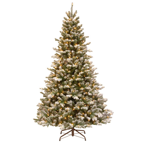 The Holiday Aisle® 7.5 ft. PowerConnect Snowy Sheffield Spruce with